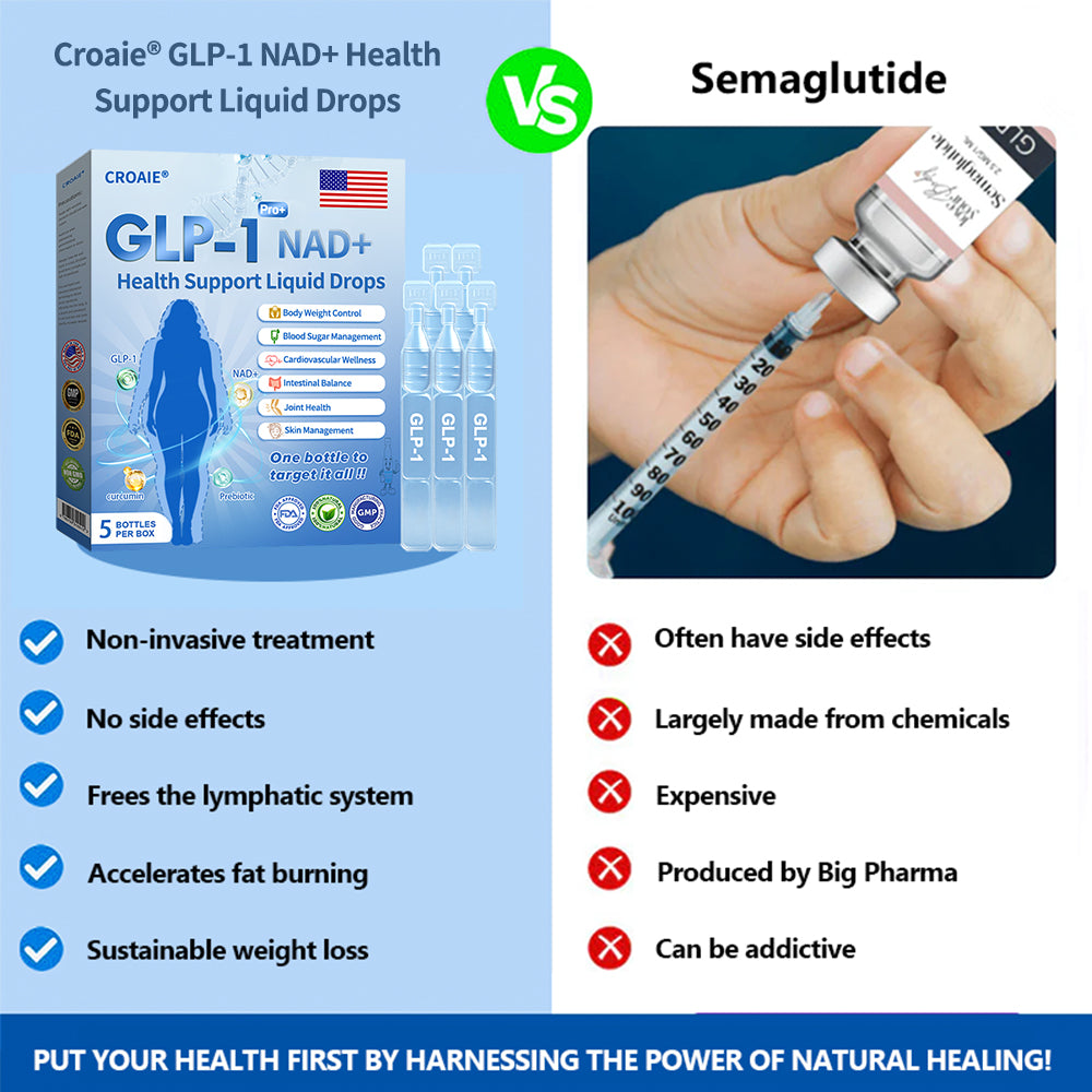 【🇺🇸Doctor's Recommendation👨‍⚕️】Croaie® 𝐆𝐋𝐏-𝟏 𝐏𝐑𝐎+ 𝟔-𝐢𝐧-𝟏 𝐇𝐞𝐚𝐥𝐭𝐡 𝐒𝐮𝐩𝐩𝐨𝐫𝐭 𝐋𝐢𝐪𝐮𝐢𝐝 𝐃𝐫𝐨𝐩𝐬 💪Use once every two days | Lose 20 pounds quickly | Reduce sugar by 90%)
