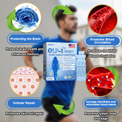 【🇺🇸Doctor's Recommendation👨‍⚕️】Croaie® 𝐆𝐋𝐏-𝟏 𝐏𝐑𝐎+ 𝟔-𝐢𝐧-𝟏 𝐇𝐞𝐚𝐥𝐭𝐡 𝐒𝐮𝐩𝐩𝐨𝐫𝐭 𝐋𝐢𝐪𝐮𝐢𝐝 𝐃𝐫𝐨𝐩𝐬 💪Use once every two days | Lose 20 pounds quickly | Reduce sugar by 90%)