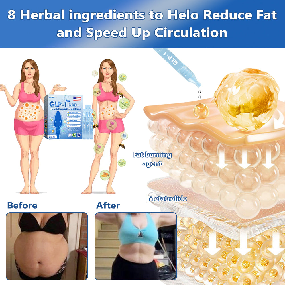 【🇺🇸Doctor's Recommendation👨‍⚕️】Croaie® 𝐆𝐋𝐏-𝟏 𝐏𝐑𝐎+ 𝟔-𝐢𝐧-𝟏 𝐇𝐞𝐚𝐥𝐭𝐡 𝐒𝐮𝐩𝐩𝐨𝐫𝐭 𝐋𝐢𝐪𝐮𝐢𝐝 𝐃𝐫𝐨𝐩𝐬 💪Use once every two days | Lose 20 pounds quickly | Reduce sugar by 90%)