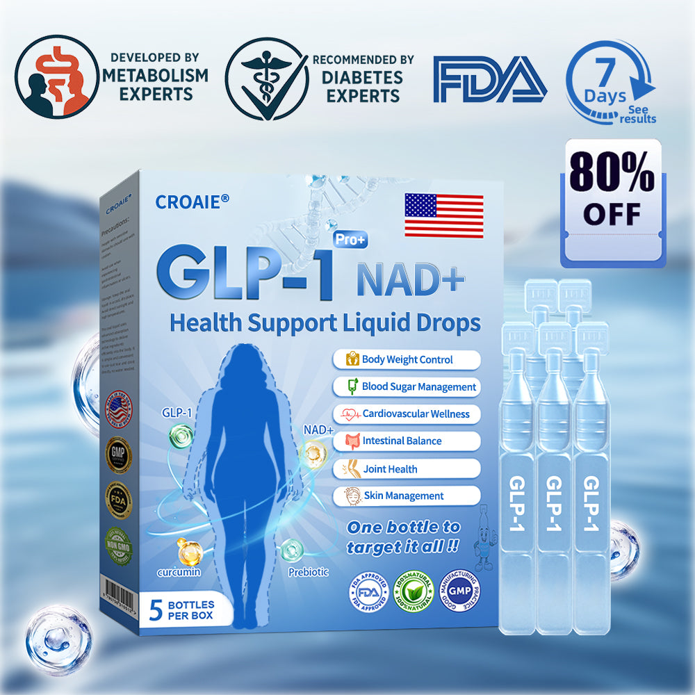【🇺🇸Doctor's Recommendation👨‍⚕️】Croaie® 𝐆𝐋𝐏-𝟏 𝐏𝐑𝐎+ 𝟔-𝐢𝐧-𝟏 𝐇𝐞𝐚𝐥𝐭𝐡 𝐒𝐮𝐩𝐩𝐨𝐫𝐭 𝐋𝐢𝐪𝐮𝐢𝐝 𝐃𝐫𝐨𝐩𝐬 💪Use once every two days | Lose 20 pounds quickly | Reduce sugar by 90%)