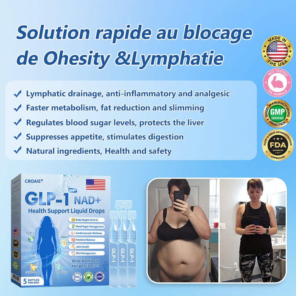 【🇺🇸Doctor's Recommendation👨‍⚕️】Croaie® 𝐆𝐋𝐏-𝟏 𝐏𝐑𝐎+ 𝟔-𝐢𝐧-𝟏 𝐇𝐞𝐚𝐥𝐭𝐡 𝐒𝐮𝐩𝐩𝐨𝐫𝐭 𝐋𝐢𝐪𝐮𝐢𝐝 𝐃𝐫𝐨𝐩𝐬 💪Use once every two days | Lose 20 pounds quickly | Reduce sugar by 90%)